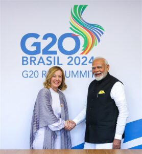 G-20 news जी-20 शिखर सम्मेलन में प्रधानमंत्री की कई राष्ट्र अध्यक्षों से मुलाकात